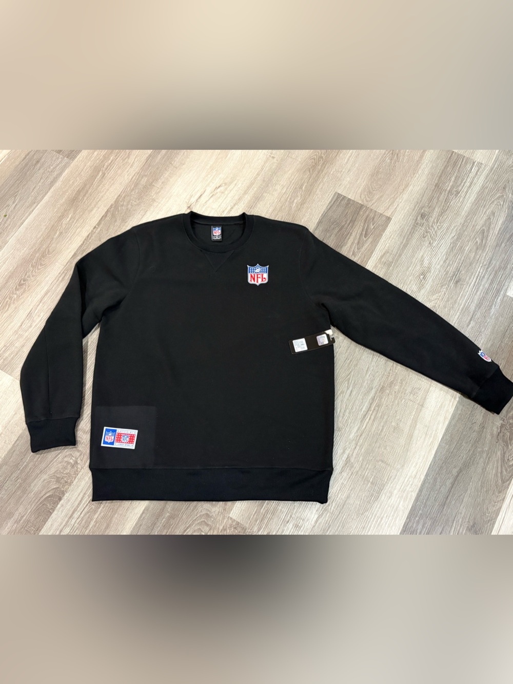 NFL Official Apparel Men’s Pullover XL Sweatshirt Patch Logo NWT Football Season